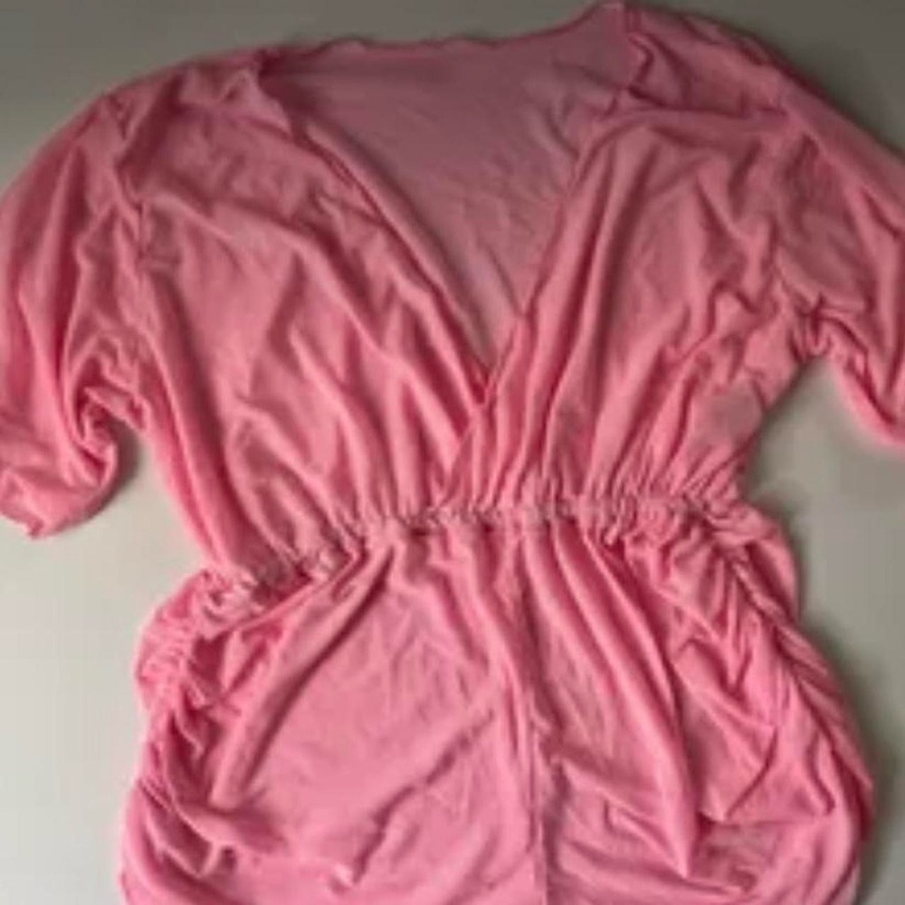SHEIN Pink Kids Swim Coverup